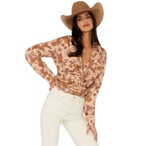Free People I Got You Floral Top